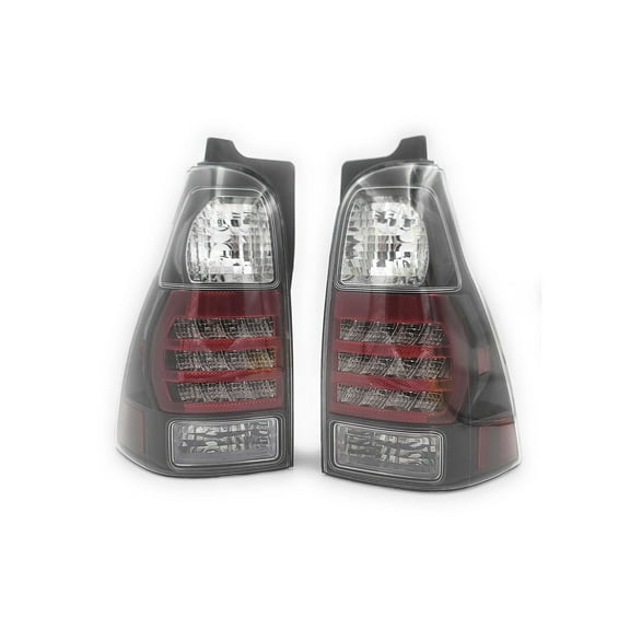 Fit For 2003 - 2009 4Runner JDM Black LED Tail Lights Performance Upgrade Pair Set