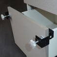 thumbnail image 3 of JUEGO DE ABRAZADERAS DE INSTALACIÓN DE CAJONES, 1 PAR DE LA ABRAZADERA DEL PANEL DE CAJÓN DE 10-30 MM DE ESPESOR CON 2 JUNTAS PARA EL BAÑO DE LA COCINA, 3 of 7