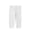 White, variant on TIREOW Girls Capri Leggings Thin and Breathable Elastic High Waisted Leggings 3/4 Length Footless Stretchy Outerwear Leggings