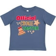 thumbnail image 3 of Inktastic Christmas Official Cookie Taster with Bell and Star Cookie Boys or Girls Toddler T-Shirt, 3 of 5