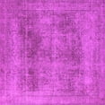 thumbnail image 1 of Ahgly Company Indoor Square Oriental Pink Industrial Area Rugs, 8' Square, 1 of 4