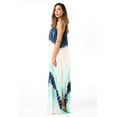 thumbnail image 2 of Riviera Sun Rasta Maxi Dresses for Women (Navy / White / Emerald, 3X), 2 of 3