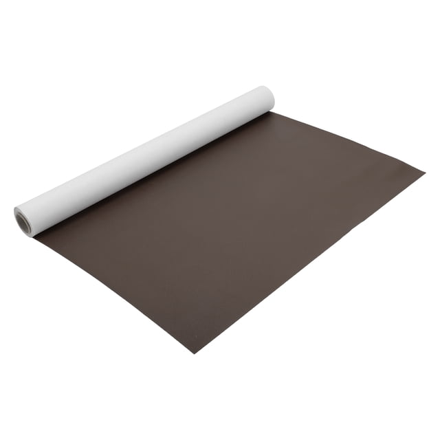 Parche de reparación de cuero autoadhesivo Unique Bargains con fuerte pegajosidad 60"x16" cinta de reparación de cuero de cuero PU marrón oscuro 1 pieza