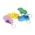 thumbnail image 4 of Mini llavero con forma de zapato con agujero, decorativo, ligero, reutilizable, bonito llavero para bolso, mochila, coche, 4 unidades, 4 of 14