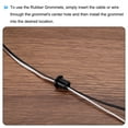 thumbnail image 5 of 10Pcs T Shape Rubber Grommet Mount Dia 9mm ID 5mm H 11mm Seal Protection Cable Grommets Flexible Cable Pipe, 5 of 5