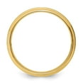 thumbnail image 2 of 14k Yellow Gold 6mm Heavyweight Comfort Fit Brushed Satin Line Edge Wedding Band Size 11 YB108H, 2 of 5