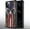 American flag Wood deer skull, variant on Case Compatible with iPhone 12 Pro Max, Alien Night Back+Soft Silicone Acrylic TPU Design Shock Fall Prevention Protective Case for iPhone 12 Pro Max