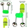 thumbnail image 3 of Bolsa de arena para Yoga YONGSHENG sin relleno para Fitness equipo de apoyo con asa 2 uds rojo y morado, 3 of 5