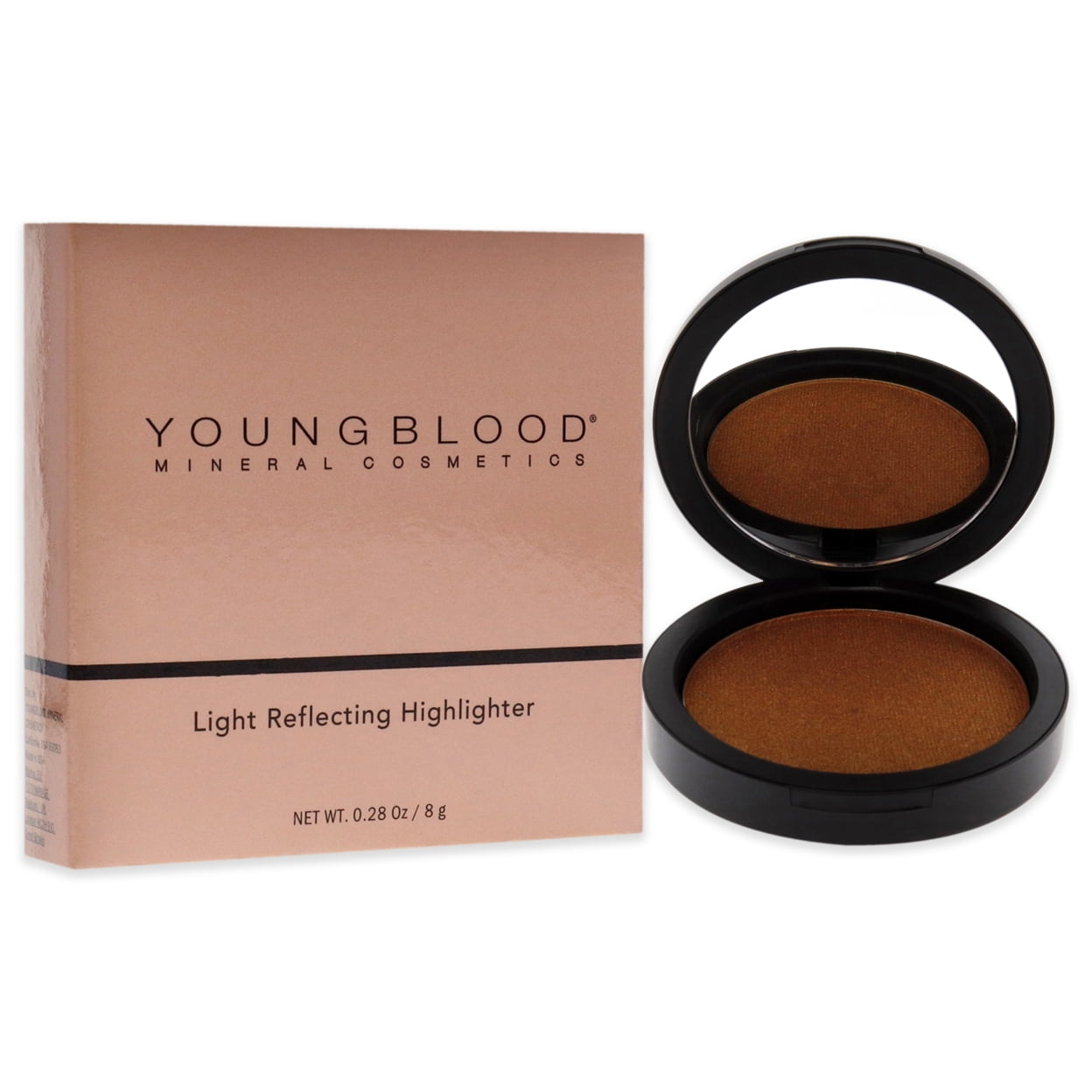 Youngblood Light Reflecting Highlighter - Fiesta, 0.28 oz Highlighter