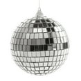 thumbnail image 2 of Neinkie Decorative Ball Easy to Hang Adding Atmosphere Bright Color Festive Disco Reflective Glass Ball for Party, 2 of 9