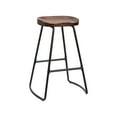 thumbnail image 3 of Jessar - Tabourets de Comptoir Collection Graham, Ensemble de 4, Marron, 3 of 5