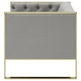 thumbnail image 6 of Coaster Eastbrook Modern Velvet Upholstered Tufted Back Chair Gray, 6 of 13