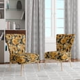 thumbnail image 2 of Designart « Sunny Rustic Sunflower Field I » Fauteuil d'Appoint Rembourré Jaune à Motif Floral - Fauteuil de Style Cottage pour Salon, 2 of 7