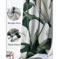 thumbnail image 3 of Summer Flower Blackout Curtains for Bedroom Living Room Darkening Curtains 63 Inches Long Lily Floral Watercolor Plant Country Window Curtain 2 Panels Set Window Treatment Grommet Drapes 42"x63", 3 of 9