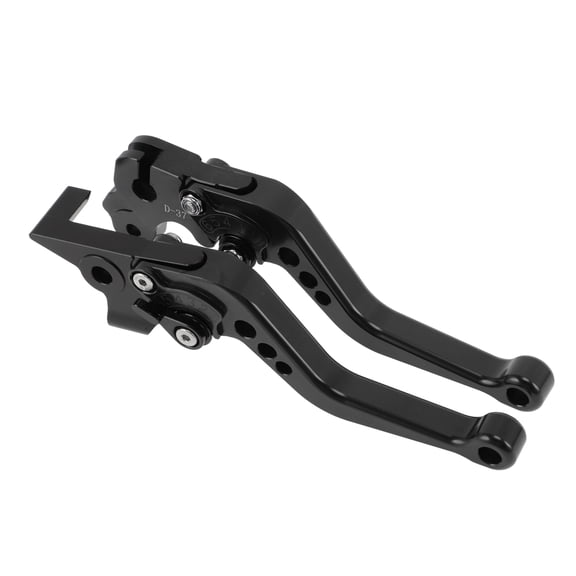 Unique Bargains Short Brake Clutch Levers for Moto Guzzi V7 Racer 2011-2021 6 Position Adjustable Motorcycle Handlebar Brake Lever Aluminum Alloy Black 1 Pair