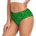 thumbnail image 2 of Fotbe St Patrick's Day5 Calzones Estampados para Mujer – Ropa Interior de Algodón, Cómoda, Suave y Elástica-X-Large, 2 of 6