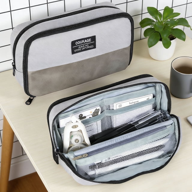 Magnetic Stand-up Explorers Pencil Case Multifunctional 11-layer Large Capacity 3 Special Designs