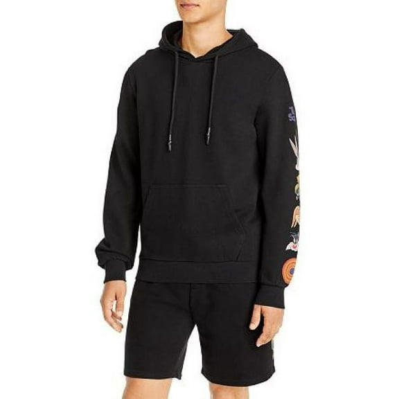 Eleven Paris Men's Space Jam: A New Legacy Print Hoodie in Black-Size Large
