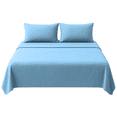 thumbnail image 2 of Juego de Sábanas Polares Matrimoniales We2 Dream - Extra suave s- Para todo el año y habitaciones con aire acondicionado - Color Azul Cielo, 2 of 4