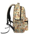thumbnail image 3 of Easygdp Mushrooms And Rainbows Peace Mochila Ergonómica Versátil para Laptop - Múltiples Bolsillos, Correas Ajustables, Unisex para Escuela, Viajes y Actividades al Aire Libre-One Size, 3 of 5