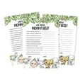 thumbnail image 1 of Inkdotpot 50 PackWho Knows Mommy BestBaby Shower GameCards Safari Jungle Animals FunActivity Cards, 1 of 5