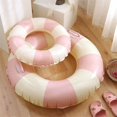 thumbnail image 2 of Flotadores de piscina inflables con forma de círculo de rayas vintage para niños, para fiestas en la piscina y en la playa, 2 of 2