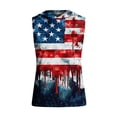 thumbnail image 5 of GrmtClth Usa Flag Hooded Tank Tops for Men Independence Day 4th Of July Slim Fit Gym Hoodie Sleeveless Soft Muscle Shirts Sporty Bodybuilding Clothing Light Blue 3XL, 5 of 7