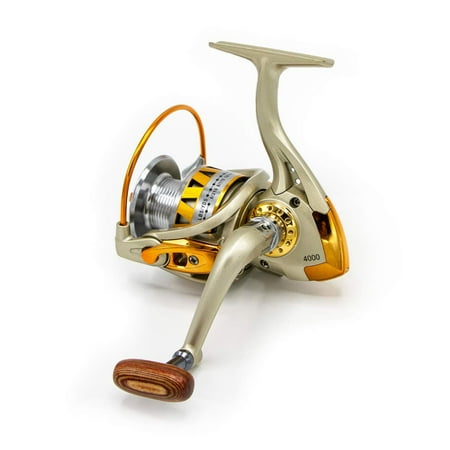 Rite Angler Fishing Spinning Reel Smooth Lightweight w/Collapsible Handle MS4000