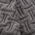 thumbnail image 4 of Manta de Algodón Longhui Gris con Diseño de Trenzas 127x152 cm, 4 of 8