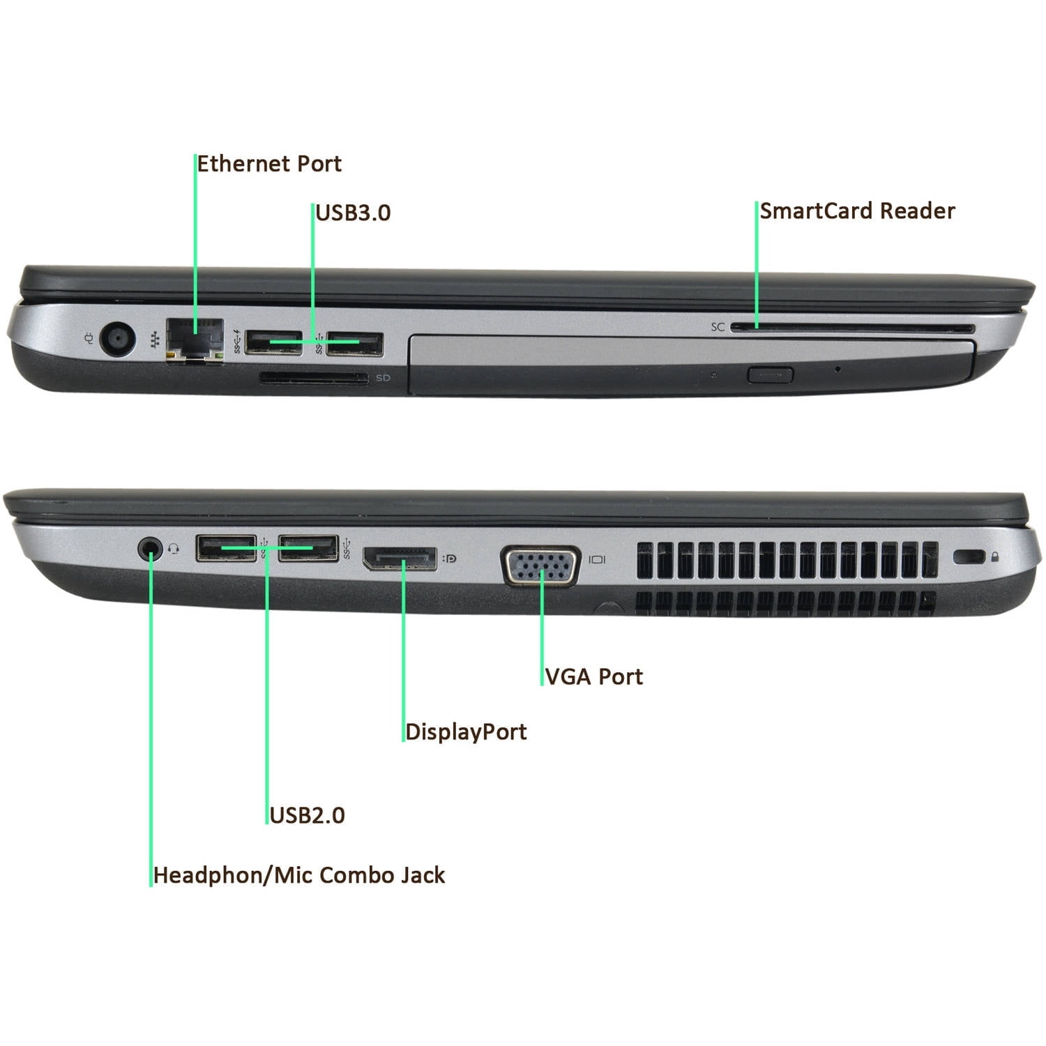 Restored HP 640 G1 14" Laptop, Windows 10 Pro, Intel Core i5-4300M Processor, 8GB RAM, 500GB Hard Drive (Refurbished)