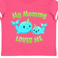 thumbnail image 4 of Inktastic My Mommy loves me- cute narwhal Boys or Girls Toddler T-Shirt, 4 of 5