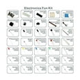 thumbnail image 3 of Compatible with Raspberry Pi, Electronic Component Kit, Power Module, Breadboard, Jumper Wires, Capacitors, LEDs, Resistor, Storage Box for DIY Enthusiasts (1 Set), 3 of 5