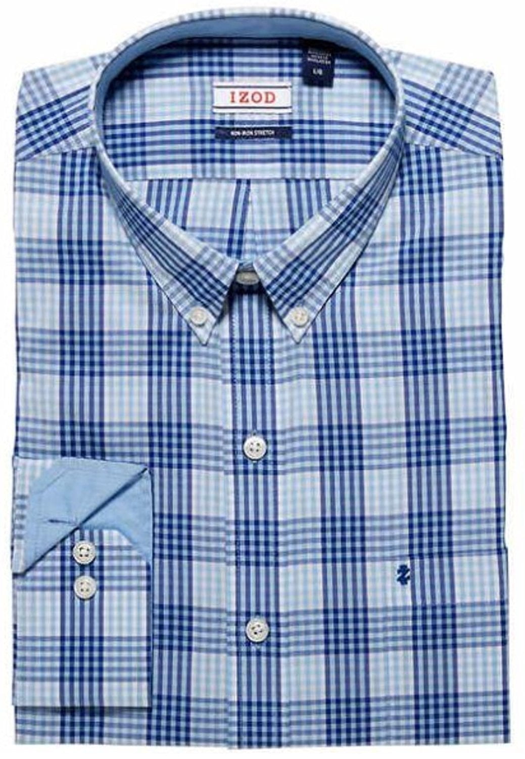 izod non iron stretch long sleeve shirt
