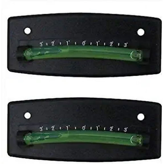 EZ Travel Collection 2-Pack Bubble Graduated Scale Levels Trailer Leveler Large (Black)