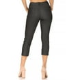 thumbnail image 3 of Women's Casual Comfy Slim Pocket Jeggings Jeans Capri Pants, 3 of 6