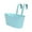 F, variant on RLATCR Metal Railing Planter for Outdoor Plants Balcony Hanging Flower Pots with Detachable Hooks and Drain Holes Oval Bucket Rail Box Fence Planters for Home Garden Decor