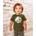 thumbnail image 3 of 2 Rex 2nd Birthday Shirt for Boys & Girls T-Rex Dinosaur Party Tee for Toddler Military Green Shirt 3T, 3 of 8