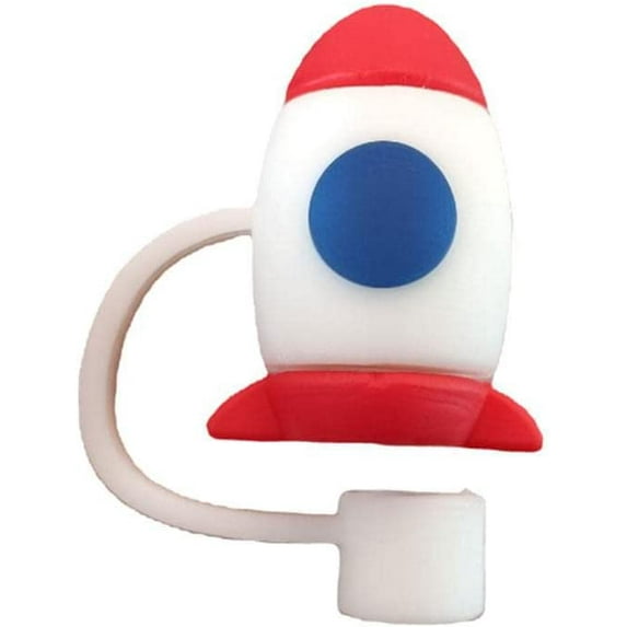 Creative Cloud Strawberry Silicone Straw Plug Reusable Drinking Dust Cap Glass Plugs Cup Tips Cover Cartoon Accessories