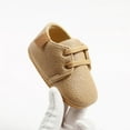 thumbnail image 6 of Newborn Baby Boy High Grade PU Lace-up Non-slip Soft Sole Toddler Frist Waliking Shoes, 6 of 12