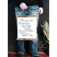 thumbnail image 2 of Wood, Canvas Print Wall Hanging Love Quote Bedroom Art Décor Sign Happily Ever After 12x14.5-Inch, 2 of 4
