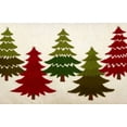 thumbnail image 4 of Fennco Styles Arbres Collection Farmhouse Embroidered Christmas 100% Cotton Decorative Throw Pillow - Multicolored Accent Pillow for Home, Couch, Living Room, Bedroom and Holiday Décor, 4 of 4