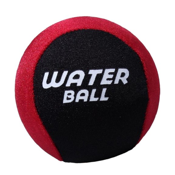 ZheElen Joy Compact Bounce Game Sport For Beach And Pool Playtime Water Bouncing Ball Swimming Pool Toy Seaside Red Black 57mm