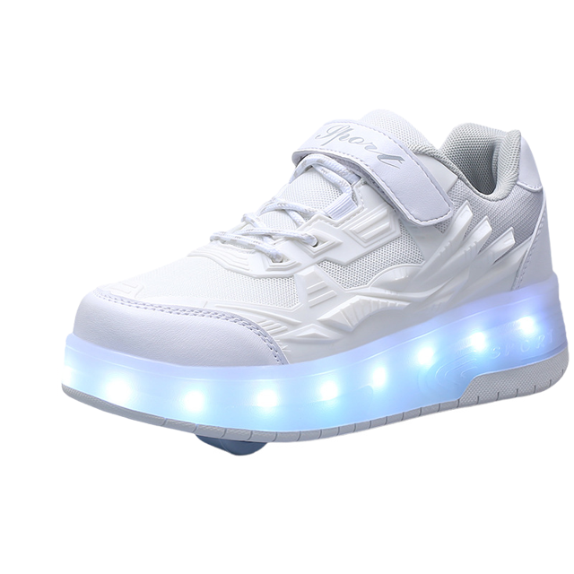 Lacet de Patinage à Roulettes à Chargement USB Roue Lumineuse Patin à Roulettes Rechargeable pour Filles Garçons--Youyoupin-Youyoupin