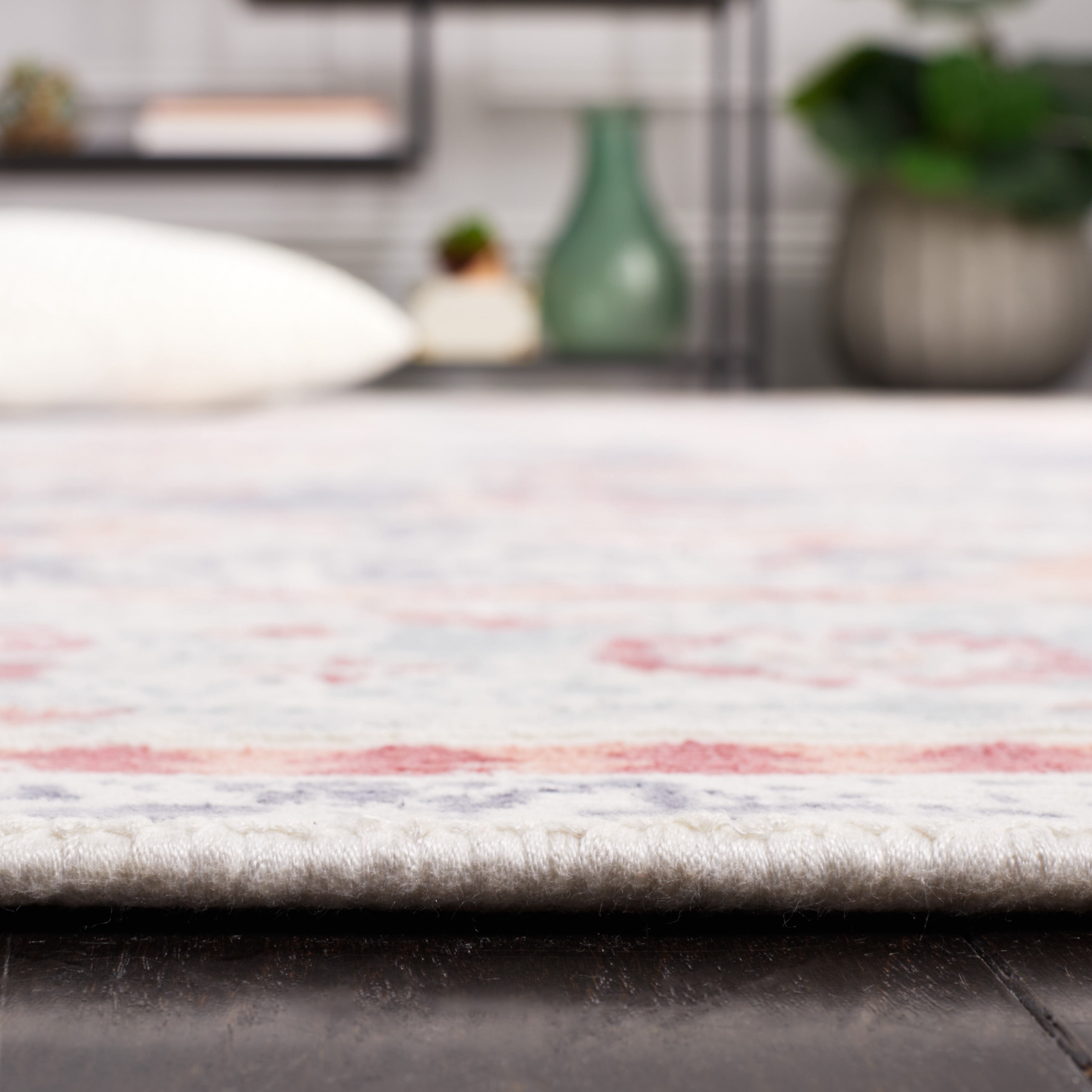 Safavieh Mirage Moema Floral Area Rug, Blue/Copper, 6' x 9'