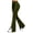 Army Green, variant on Women Stripe Split Flare Yoga Pants High Waist Stretch Bootcut Slim Fit Casual Workout Jogging Daily Trousers