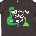 thumbnail image 4 of Inktastic My Pop Pop Loves Me Dinosaur Boys or Girls Toddler T-Shirt, 4 of 5