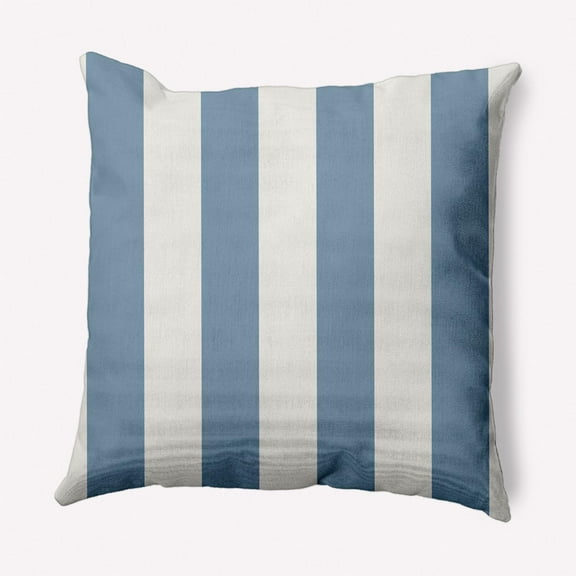 Simply Daisy 18" x 18" Graduated Stripe Nautical Indoor/Outdoor Throw Pillow