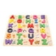 thumbnail image 3 of Rompecabezas del alfabeto letras mayúsculas de madera aprendizaje temprano tablero de rompecabezas cognitivo desarrollo intelectual juguetes de iluminación, 3 of 12