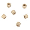 thumbnail image 3 of Brass Insert  Brass Insert Nut  Molded In Insert M4 Brass Cylinder Knurled Round Molded In Insert Embedded Nuts M4x6x6.3; 30pcs, 3 of 8