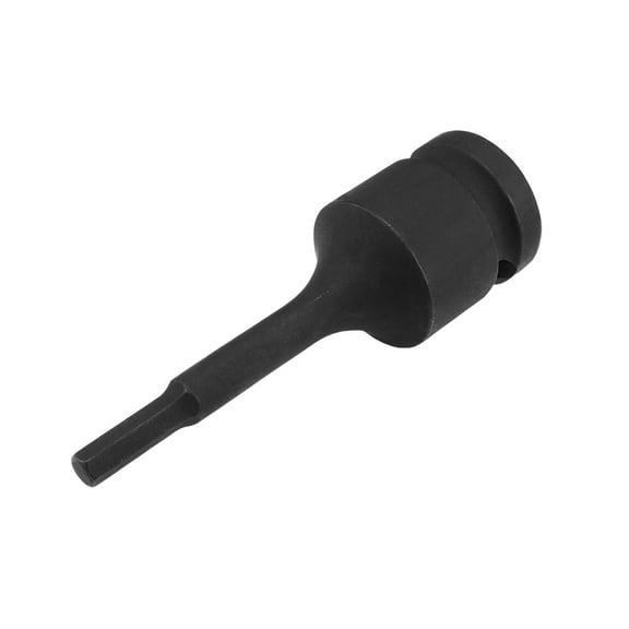 Uxcell 3/16" Impact Hex Bit Socket, 1/2" Square Drive 78mm Length CR-MO SAE Sizes